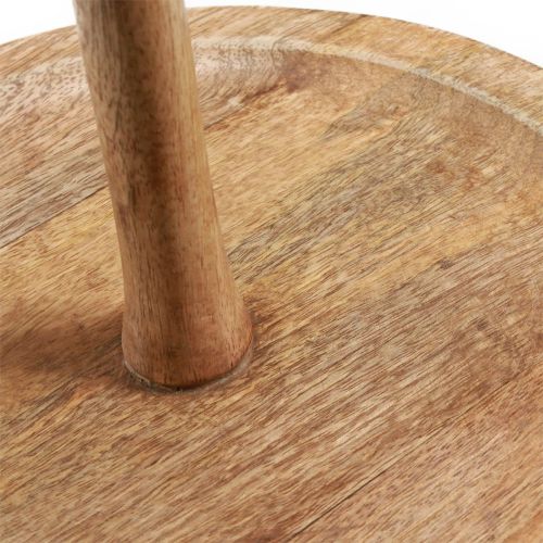Artikel Etagere Holz Deko 2-stöckig Rund Ø31/20cm H45cm