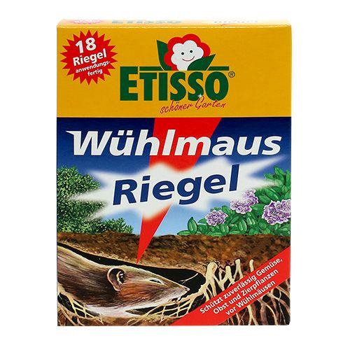 Floristik21 Etisso Wühlmaus Riegel (180g) 18St