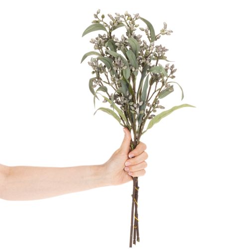 Künstlicher Eukalyptuszweig 53cm Grün 3er-Set | Floristik21.de