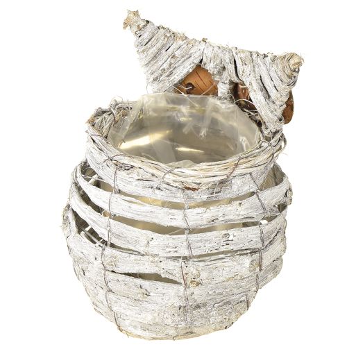 Artikel Eule zum Bepflanzen Weiß 23cm