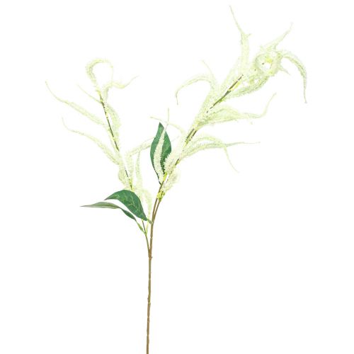 Floristik21 Amaranth Fuchsschwanz Künstlich Kunstpflanze Creme 95cm