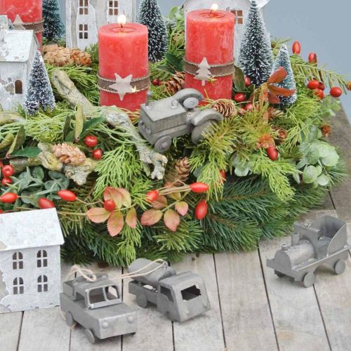 Artikel Metall-Deko-Hänger Fahrzeuge 9-10 cm für Innenbereich