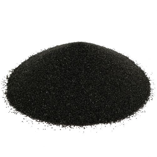 Floristik21 Farbsand 0,5mm Schwarz 2kg