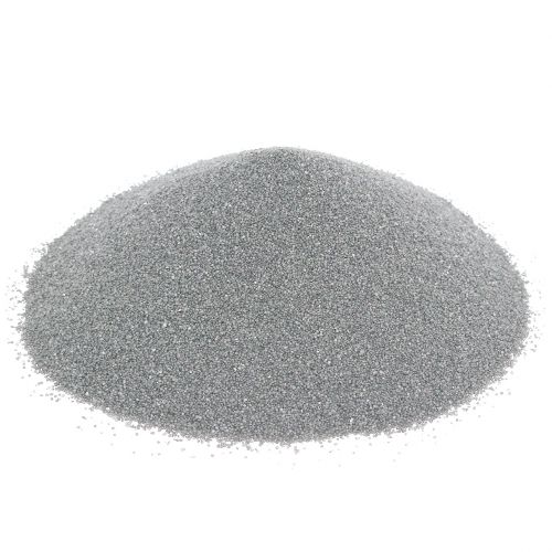 Floristik21 Farbsand 0,5mm Silber 2kg