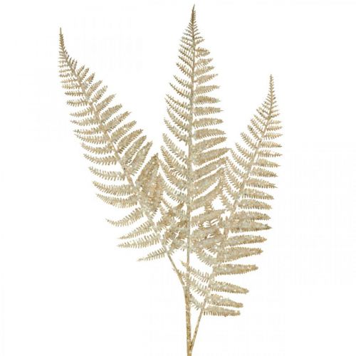 Deko Farn Kunstpflanze Gold, Glitter Weihnachtsdeko 74cm Deko Farn Kunstpflanze Gold, Glitter Weihnachtsdeko 74cm