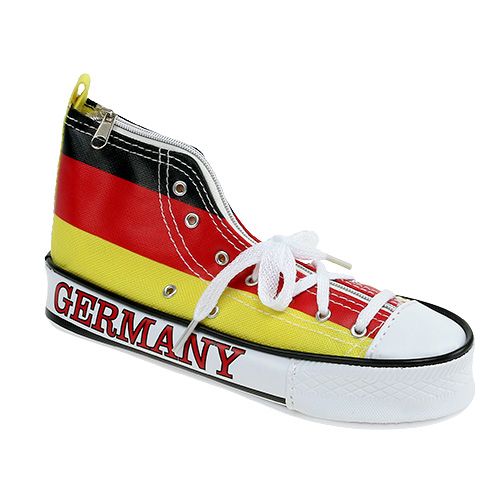 Federtasche als Schuh Deutschland 20cm Federtasche als Schuh Deutschland 20cm