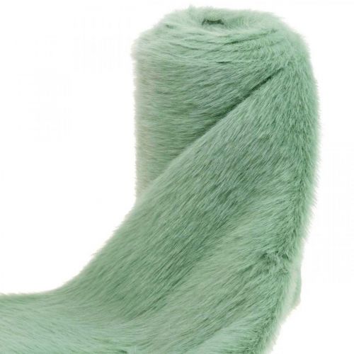 Deko Fellband Grün Kunstfell Mint Fell-Tischläufer 15×150cm Deko Fellband Grün Kunstfell Mint Fell-Tischläufer 15×150cm