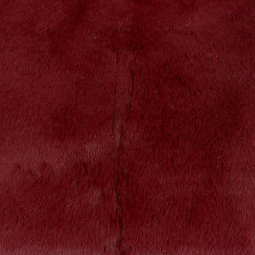 Floristik21 Deko Fellband Dunkelrot 15cm x 200cm