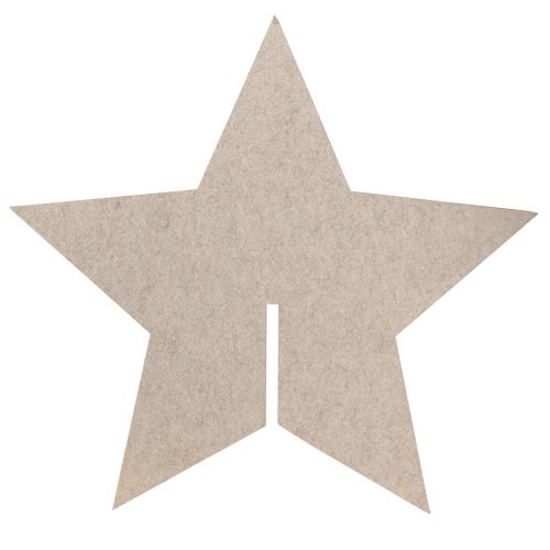 Artikel Filzstern Weihnachtsdeko zum Stellen Beige 62cm – Festlicher Deko-Stern für Tisch & Fensterbank