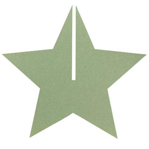 Artikel Filz Deko Stern Grün H62cm – Weihnachtsstern standfest für Tisch & Fensterbank
