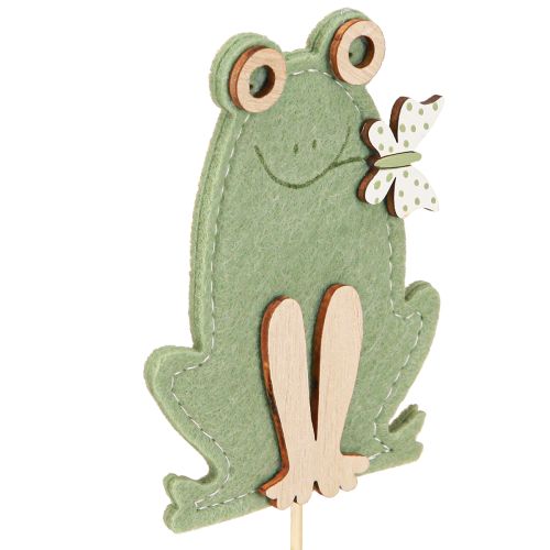 Artikel Filz-Frosch Deko-Stecker - Charmante Pflanzenstecker für Frühling & Sommer 12er Set