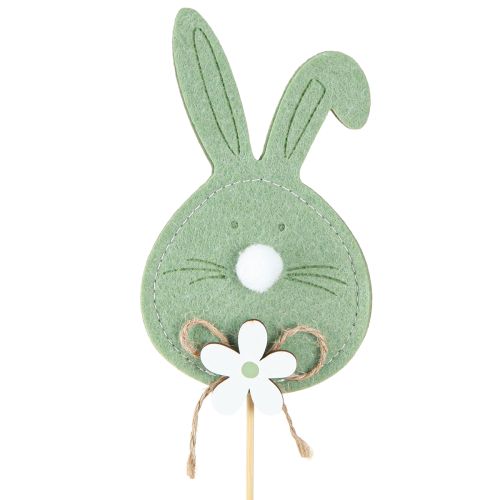 Artikel Filz-Osterhase Deko-Stecker Holz Frühlingsdeko 12cm 12er Set