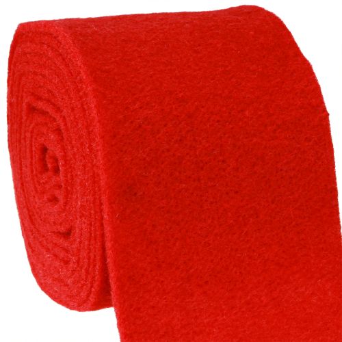 Artikel Filzband 15cm x 5m Dunkelrot