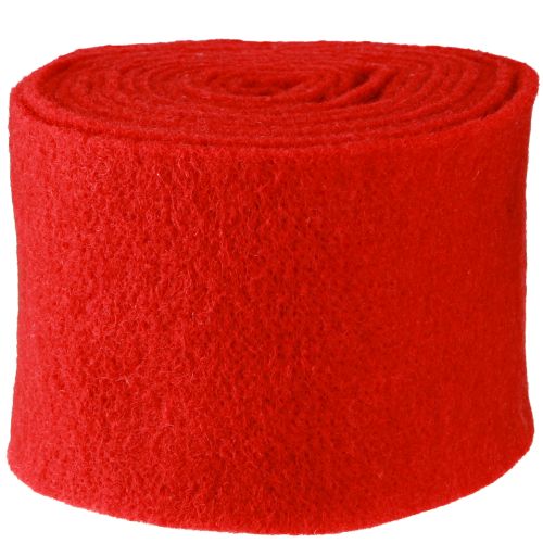 Artikel Filzband 15cm x 5m Dunkelrot