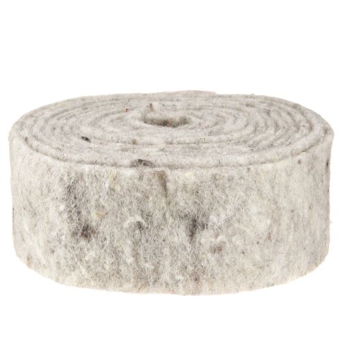 Artikel Filzband Grau 7,5cm 5m
