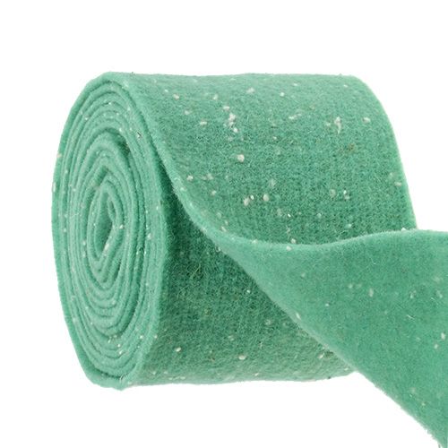 Filzband Mint mit Punkten 15cm 5m Filzband Mint mit Punkten 15cm 5m