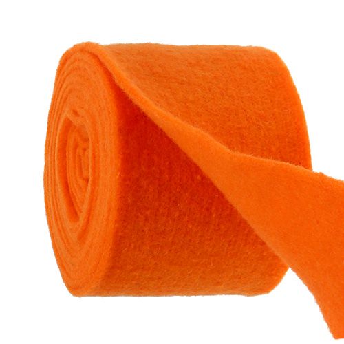 Floristik21 Filzband Orange 15cm 5m