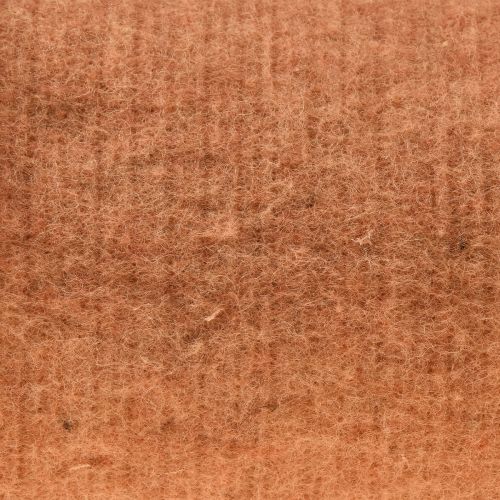 Floristik21 Filzband Orange Filzwolle Wollfilz Dekoband Filz 15cm×5m