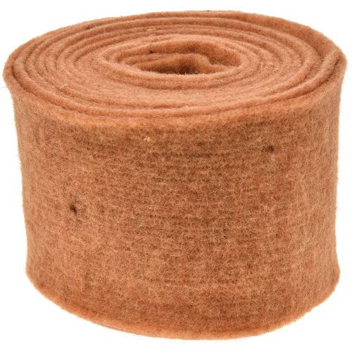 Floristik21 Filzband Orange Filzwolle Wollfilz Dekoband Filz 15cm×5m