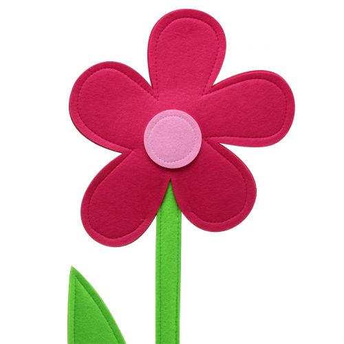 Filzblume Pink 64cm
