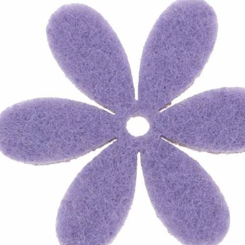 Filzblumen 4,5 cm 36 Stück verschiedene Farben Filzblüte zum streuen & kleben