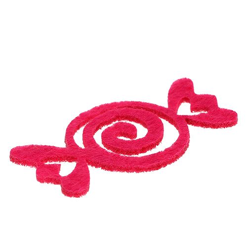 Floristik21 Filzbonbon Candy bunt sortiert 5,5cm 100St