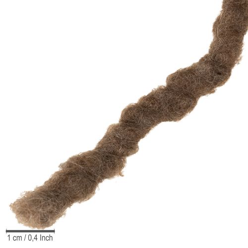 Artikel Wollkordel Braun 25m aus Weicher Wolle für Dekoration und Floristik