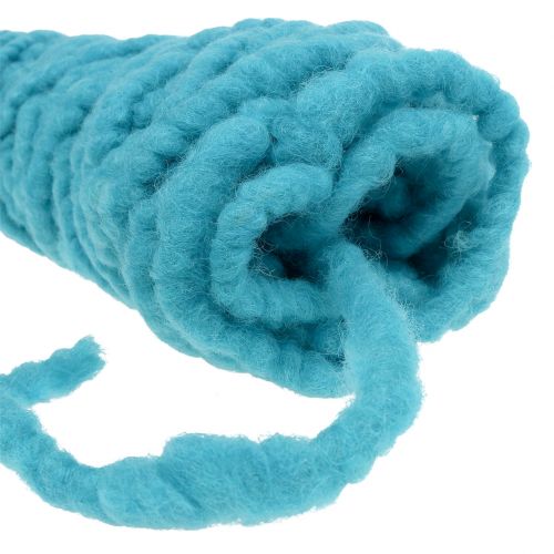 Filzkordel Flausch Mirabell 25m Türkis