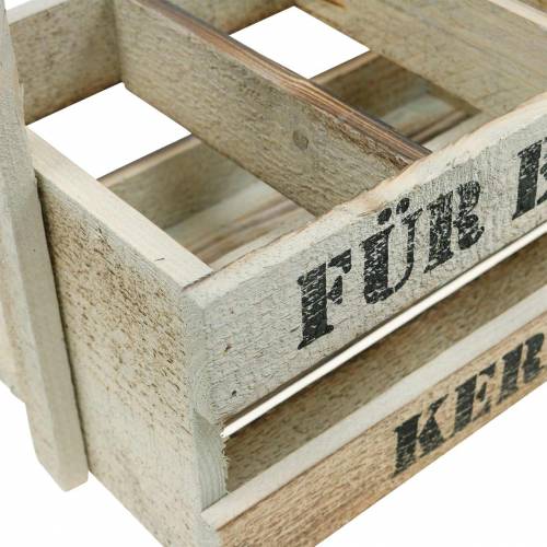 Floristik21 Flaschenträger „Echte Kerle“ mit Griff Für 6 Flaschen Flaschenhalter