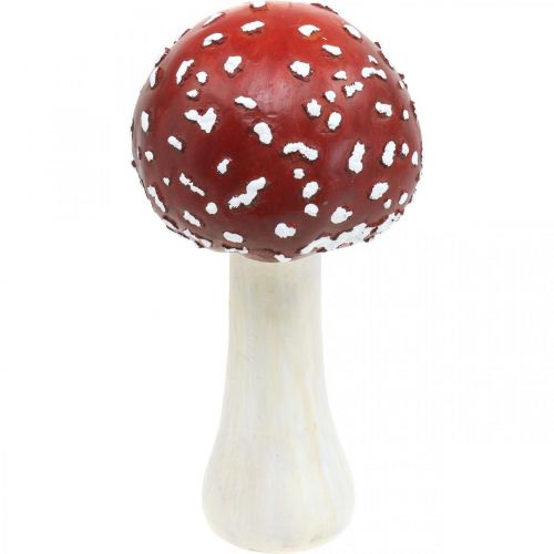 Floristik21 Deko Fliegenpilz Rot, Weiß Herbstdeko Pilz Ø10,5cm H21cm