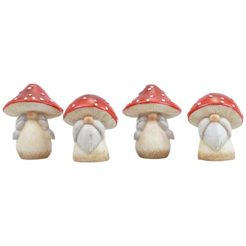 Artikel Fliegenpilz Deko Pilze Herbstdeko Rot Weiß Ø6cm H7,5cm 4 St