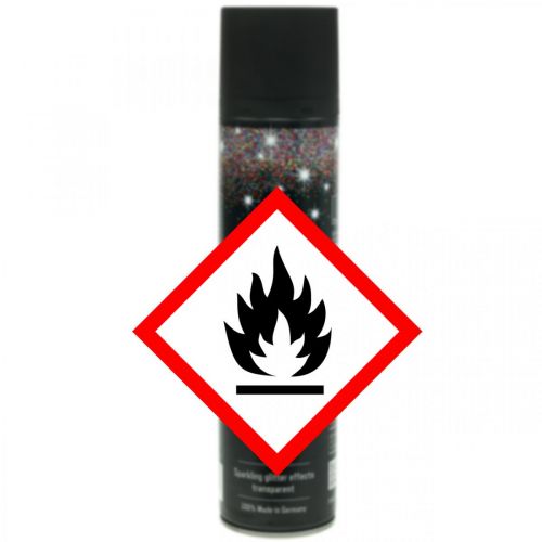Floristik21 Glitter Spray zum Basteln Bunt Sprühlack Flitter 400ml