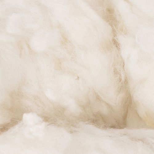 Artikel Schafwolle lose Naturwolle 250g Weiß meliert für Basteln und Dekoration