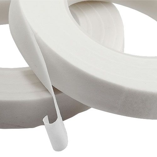 Floral Tape Blumenband Weiß 13mm 2St