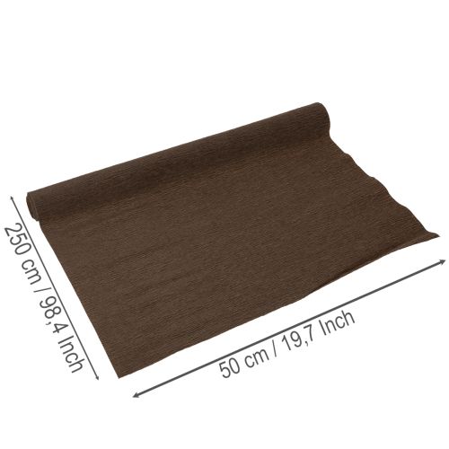 Floristen-Krepppapier Braun 50x250 cm Rolle | Floristik21.de