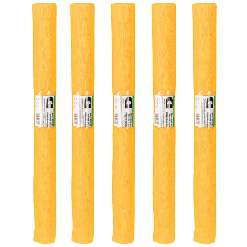 Artikel Floristenkrepp Sonnengelb 50x250cm 5St für kreative Dekoration