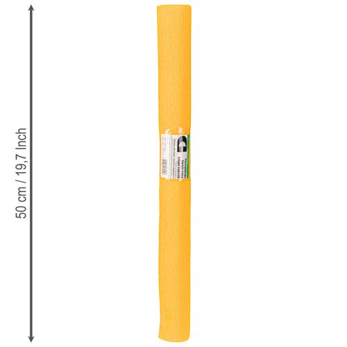 Artikel Floristenkrepp Sonnengelb 50x250cm 5St für kreative Dekoration