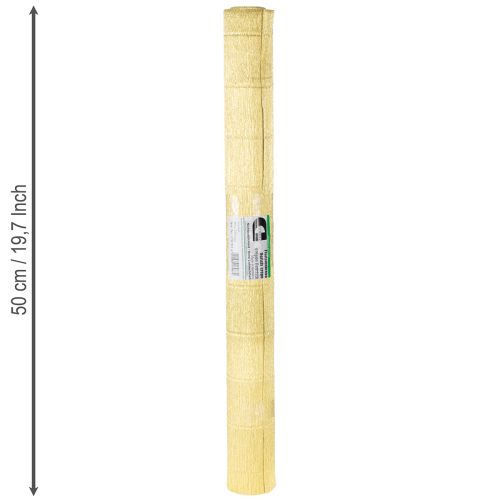 Artikel Floristen-Krepppapier Gold 50x250cm