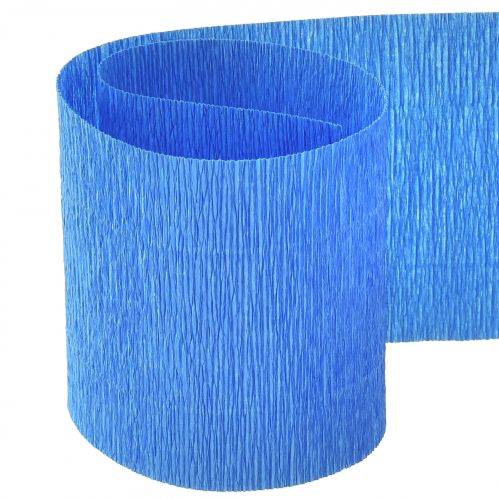 Artikel Blumenkrepp Blau B10cm Grammatur 128g/qm L250cm 2St