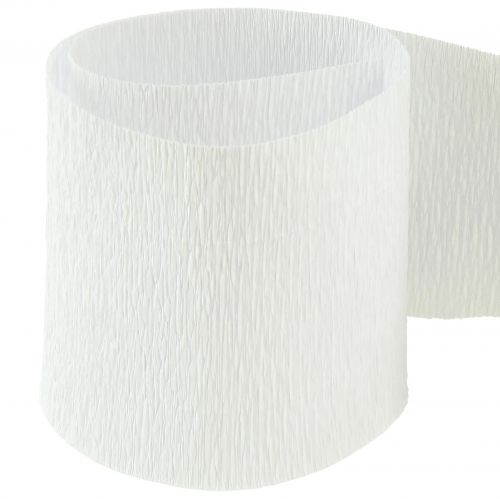 Artikel Blumenkrepp Weiß B10cm Grammatur 128g/qm L250cm 2 St