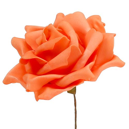 Foam Rosen Orange Ø15cm 4St