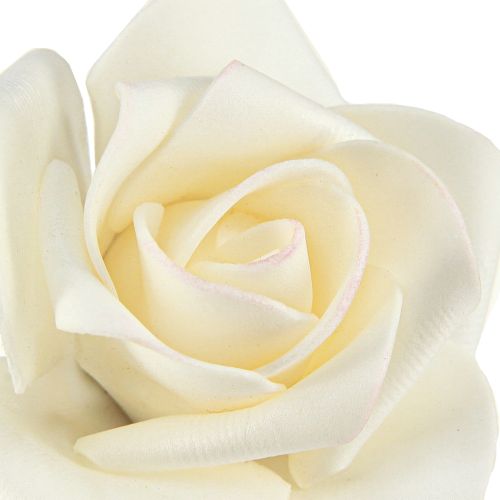 Artikel Foamrosen Creme Schaumrosen Kunstrosen Ø6cm 27 Stück für Event-Dekoration