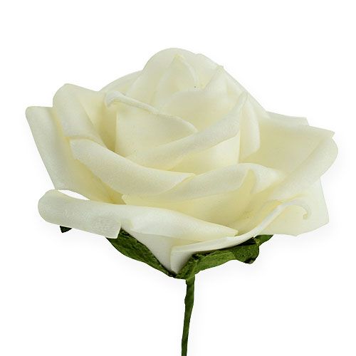 Artikel Foam-Rose Ø6cm Creme 27St