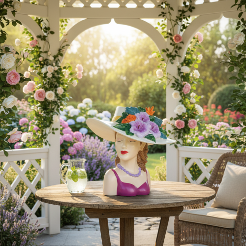 Artikel Polyresin Blumenvase Pflanzgefäß 20cm für Innen- und geschützte Außenbereiche