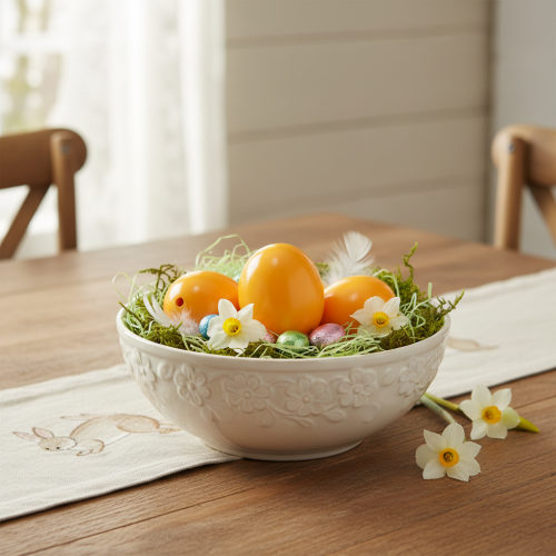 Artikel Echte Hühnereier Ostereier 5 cm für DIY Bastelprojekte und Dekoration 10er-Set