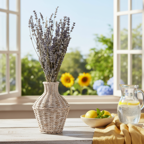 Artikel Getrockneter Lavendelstrauß 100g, 35-40cm – Duftende Trockenblumen für Dekoration und DIY