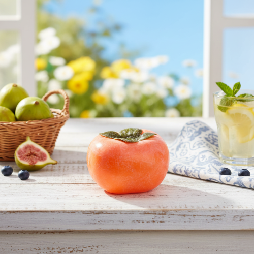 Artikel Künstliche Kaki Obst Deko Kunstobst Ø8cm H5,5cm