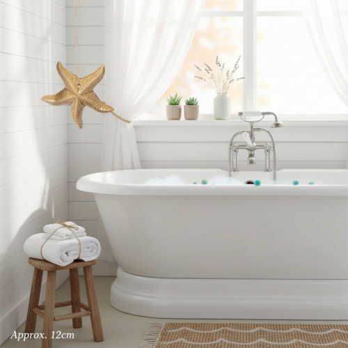 Artikel Seestern Dekohänger aus Keramik 12 cm, 2 Stück in Beige für maritimes Ambiente