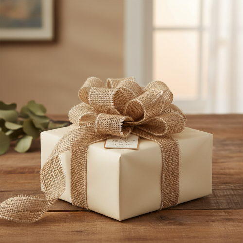 Artikel Juteband Natur 5cm 40m