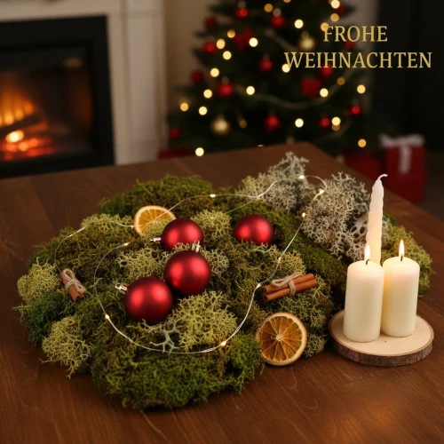 Kerzen und Naturmaterial für Herbst Advent und Weihnachten im Großhandel